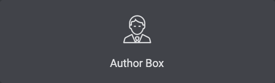 Elementor Pro Author-Box