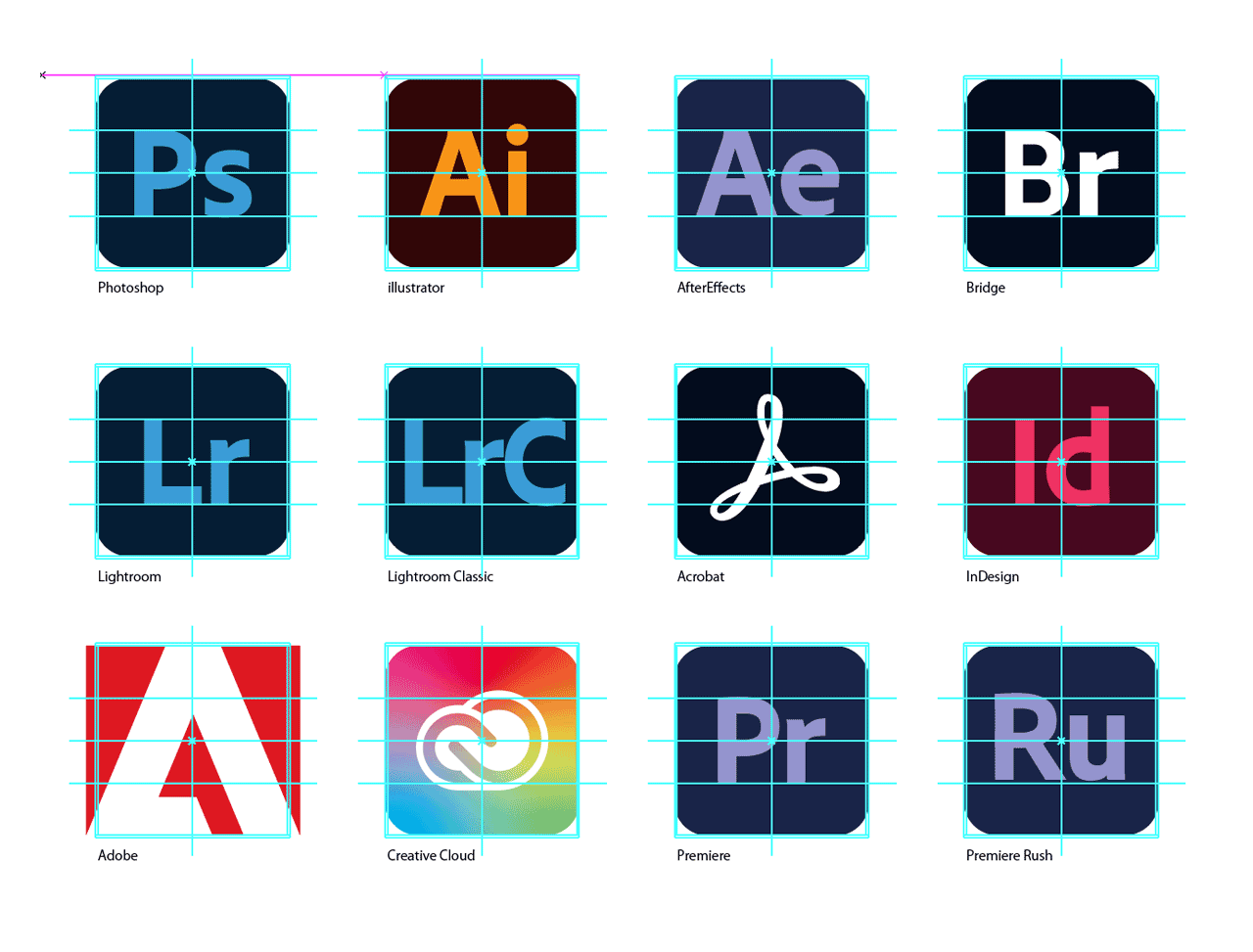 Adobe Cc アプリアイコン Crft モダングラフィックデザイン