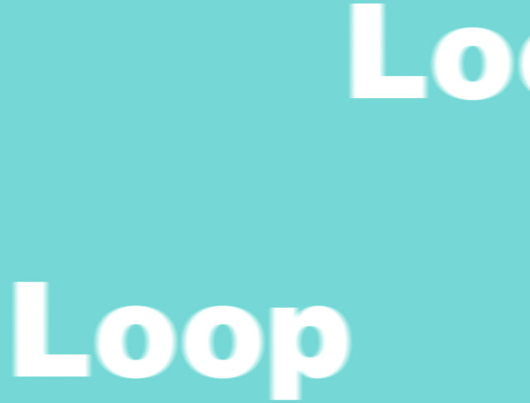 シームレスなループアニメーション