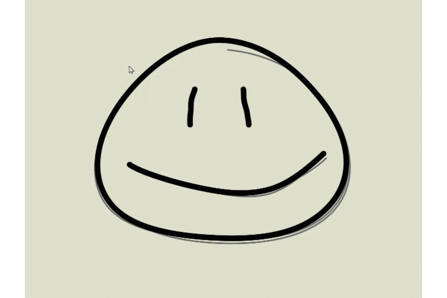 落書き風の顔